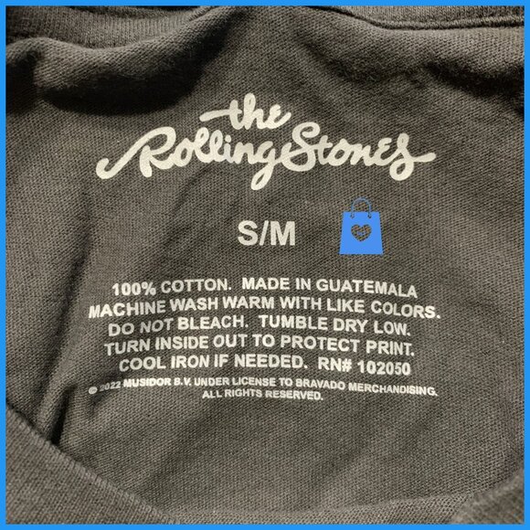 Small Medium - Womens The Rolling Stones Short Sleeve Oversized T-Shirt Dress - Picture 5 of 7